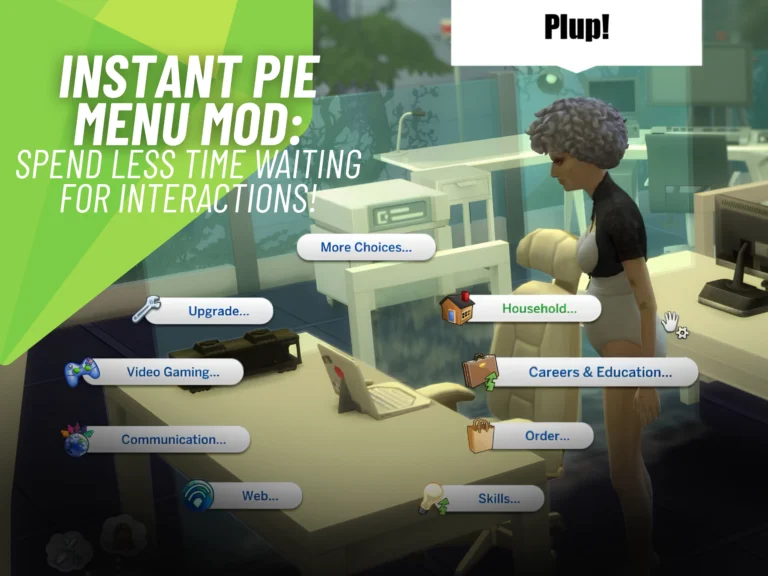 INSTANT Pie Menu Mod: Incredible Faster Menus for Simmers! 7 Instant Pie Menu Mod 1