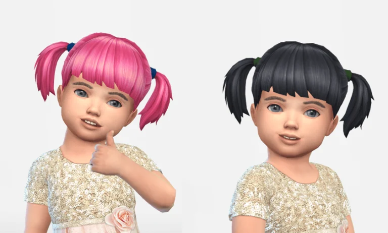 Adorable Pigtails for Toddlers