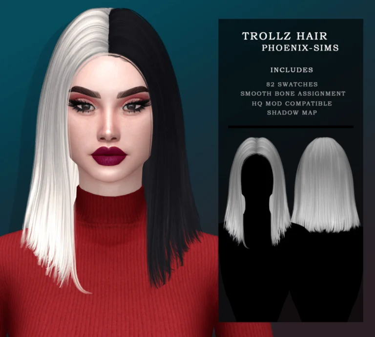 Trollz Hair by Phoenix Sims