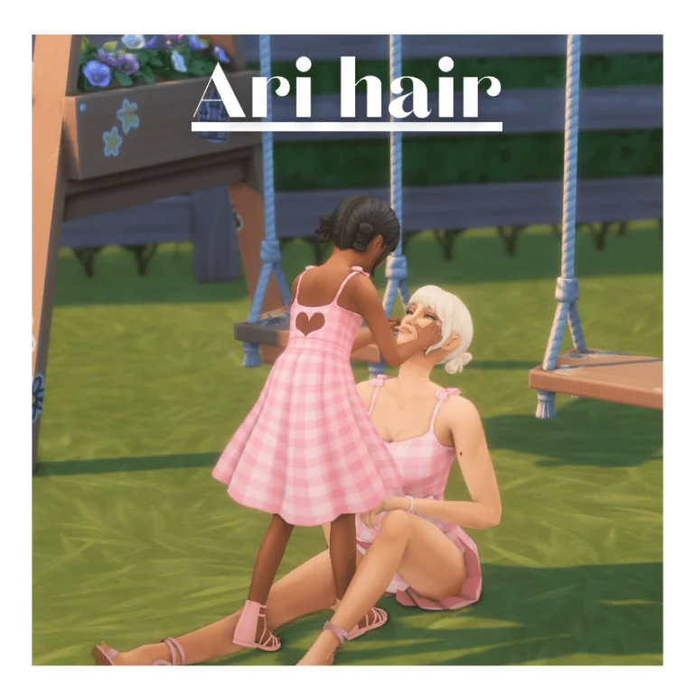 Ari Short Pigtail Hairstyle for Female Adult and Children [MM]