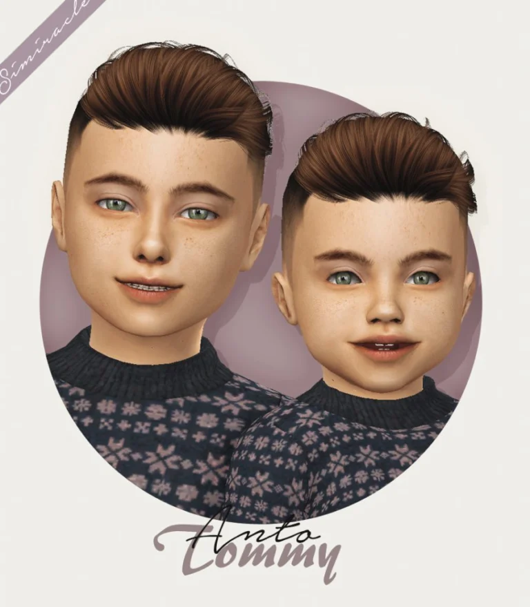 anto Tommy slicked back hair for kids and toddlers