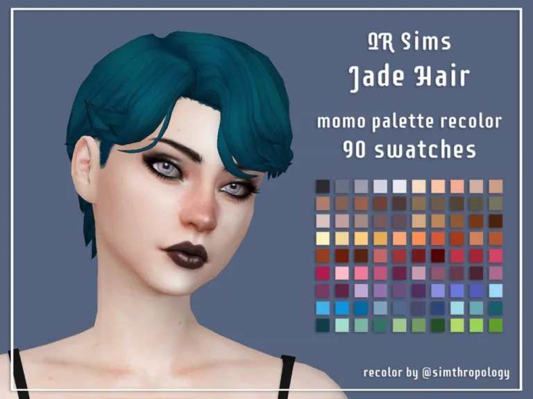Mesh and Palette Recolor: 90 Swatches for All Frames by @mmoutfitters