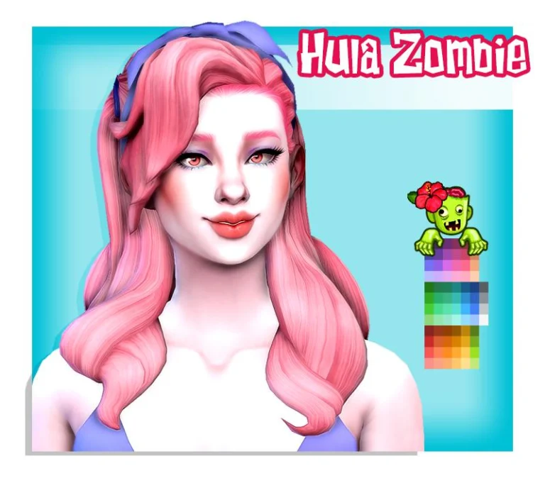 Grace Hair Recolor & Accessory in Noodles Sorbet Palette - Mesh Separate