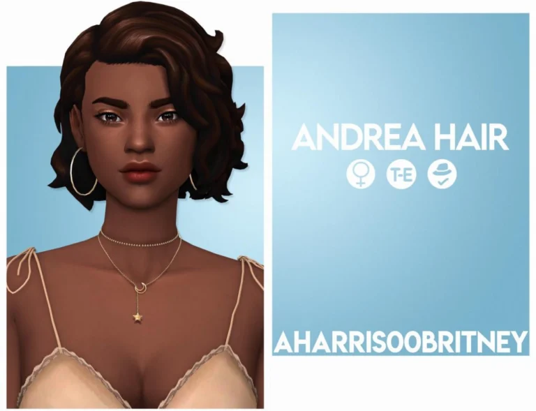Short Curly Hair with One Side Apart [MM]