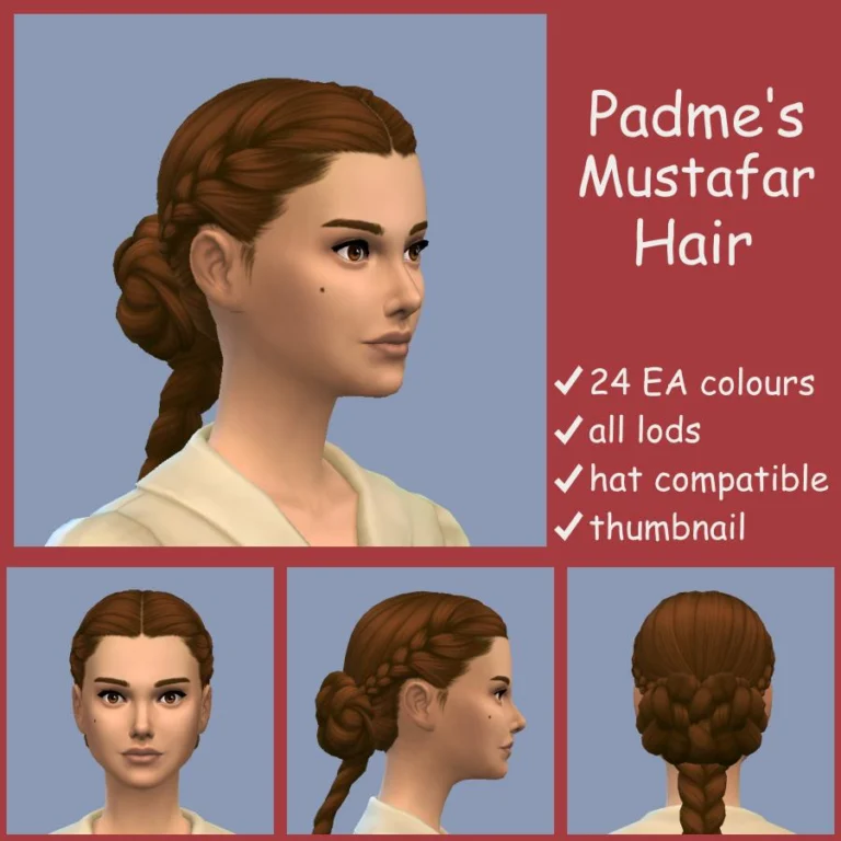 Padme's Mustafar Hairstyle for Star Wars Day Celebration
