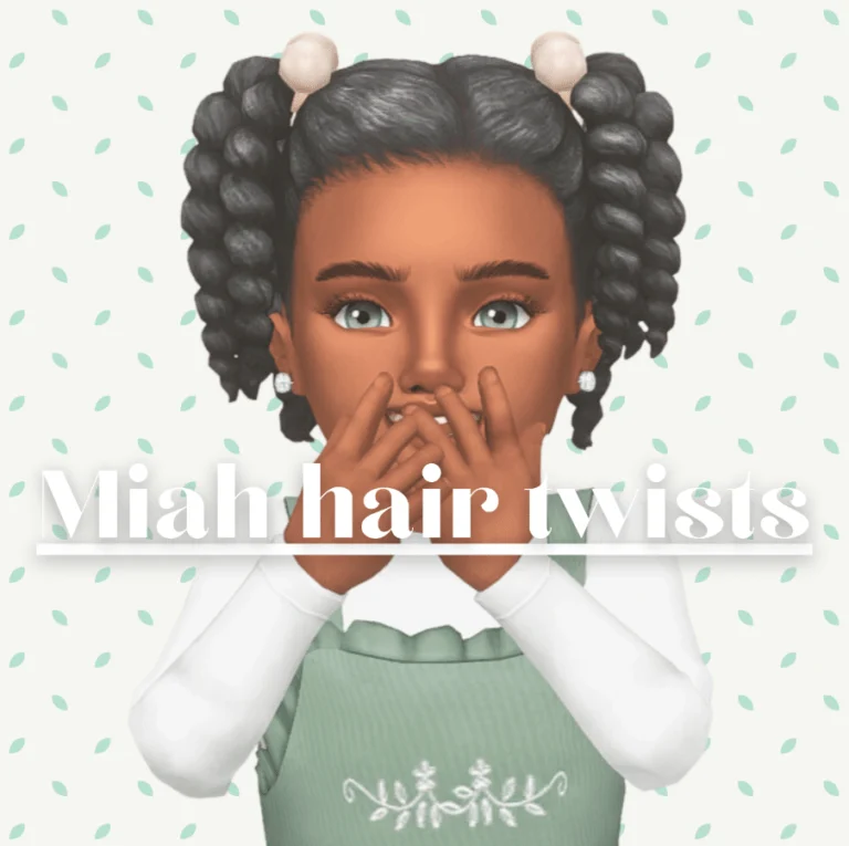 Miah Pigtail Twists Hairstyle for Toddlers [MM]