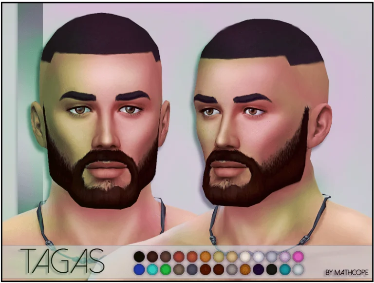 mathcopesims tagas hair – the sims 4