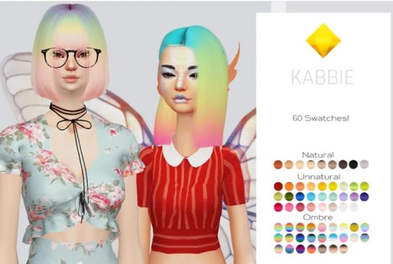 Kabbie CC Hair