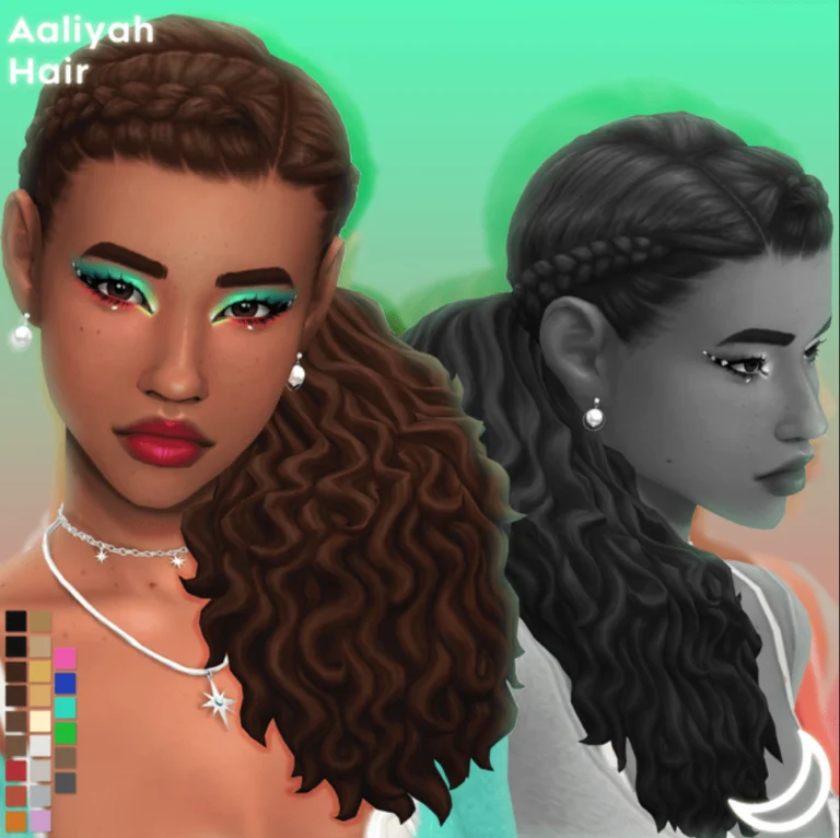 Braided Top Ponytail Hair [MM]