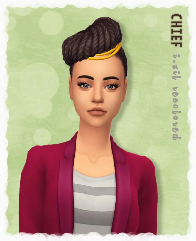 Chief Hair Recolor Trio: Braids, Mixed, Straight - Base Game Compatible