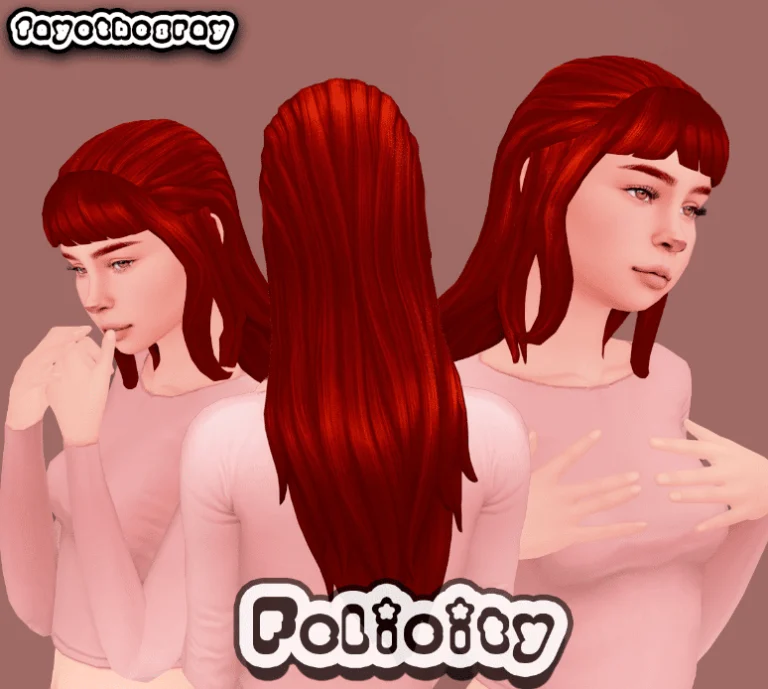 Long Straight Hairstyle for Female [MM]
