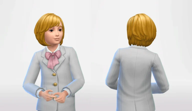 Wavy Bob Hair Girls