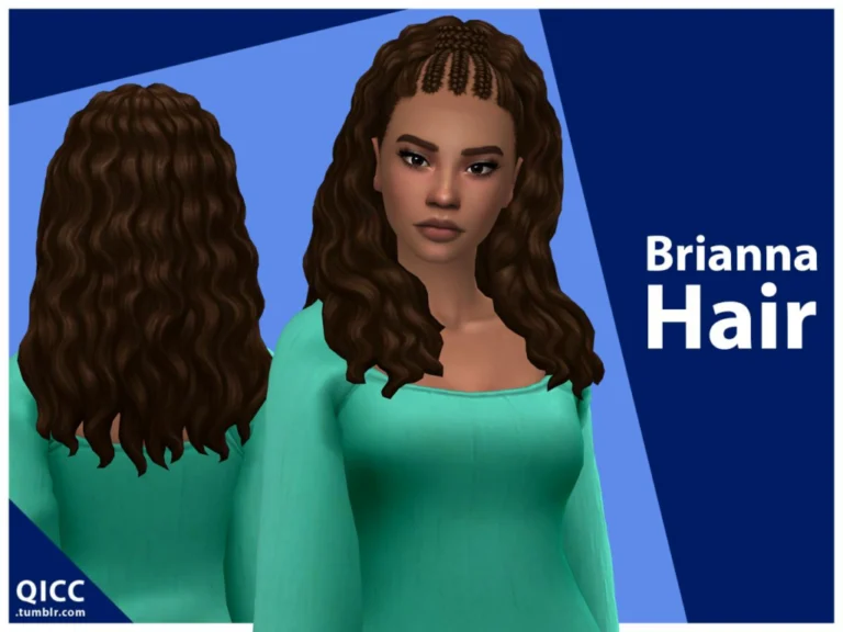Brianna HairBase: Hat-Friendly, Teen-Elder, 18 Swatches, 14K Poly, All LODs, Usage Terms