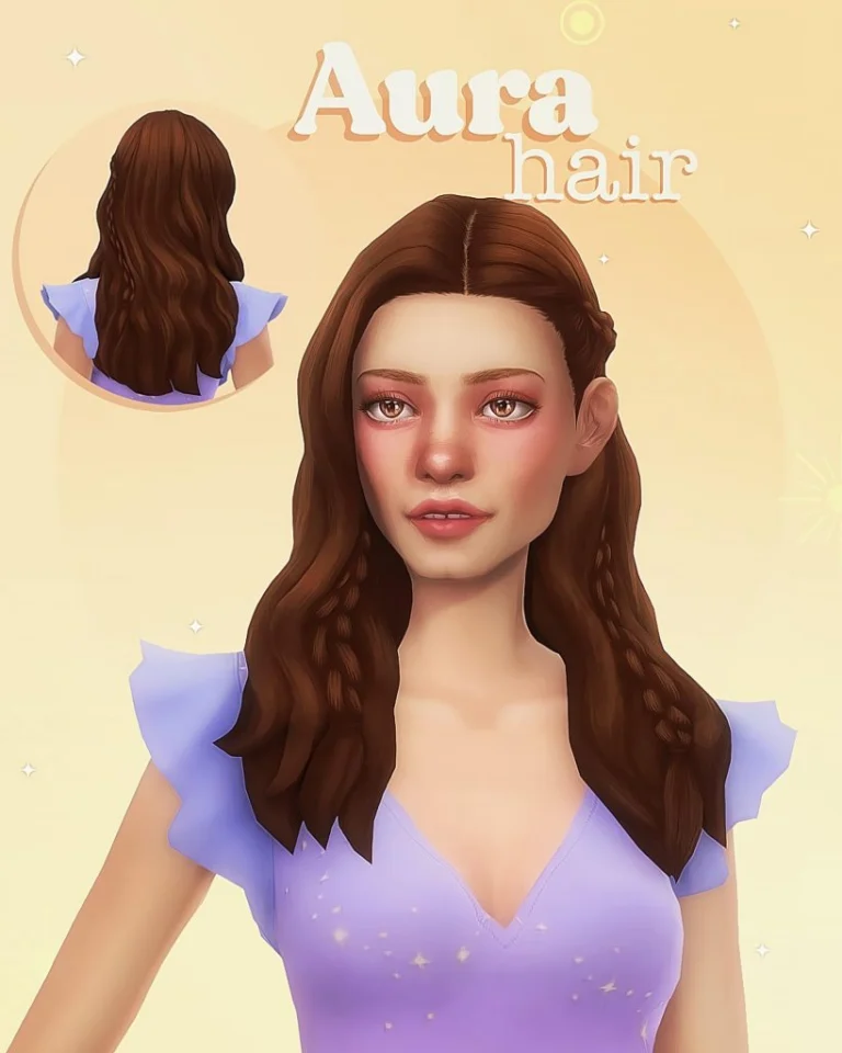 Female Long Wavy Hair with Braids [MM]