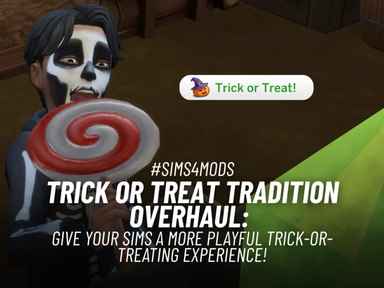 Trick or Treat Tradition Overhaul: A Spooky Gameplay Upgrade! 1 SnootySims Trick or Treat Tradition Overhaul