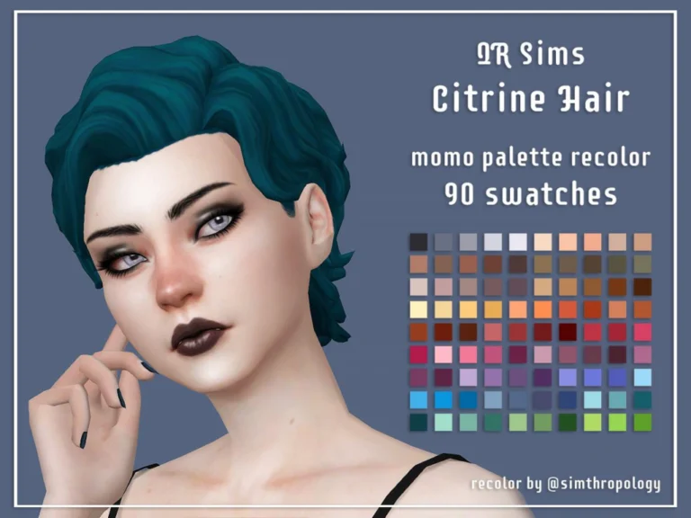 Mesh and Palette Recolor: 90 Swatches for All Frames by @mmoutfitters