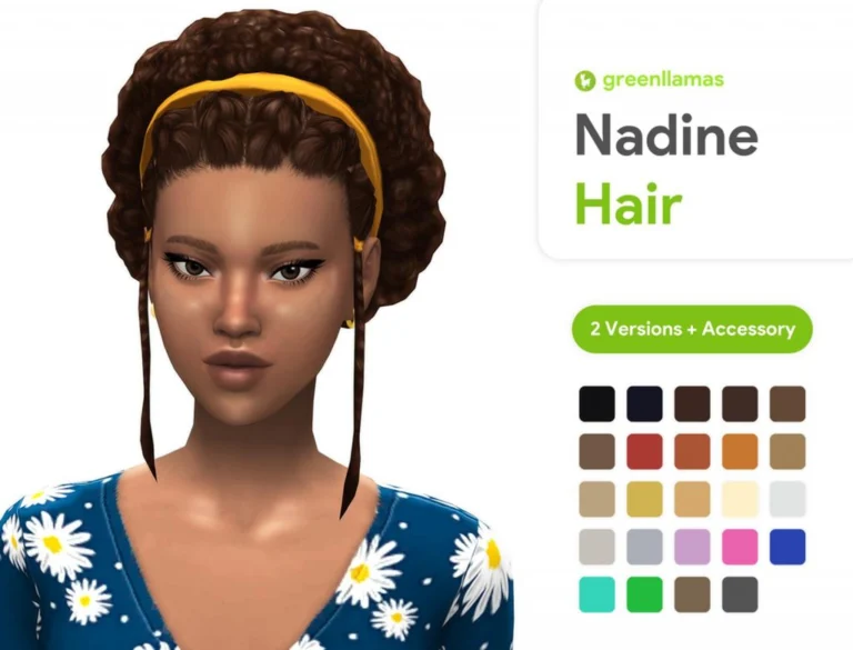 Braided Puff Hairsyle for Female [MM]