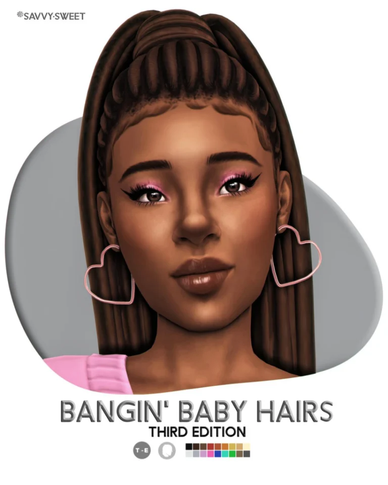 Bangin' Baby Hairs: Third Edition - Maxis Match Edges for All Ages