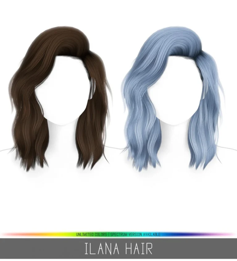 Medium Layered Length Hairstyle Side Swept & Tucked Behind [MM]