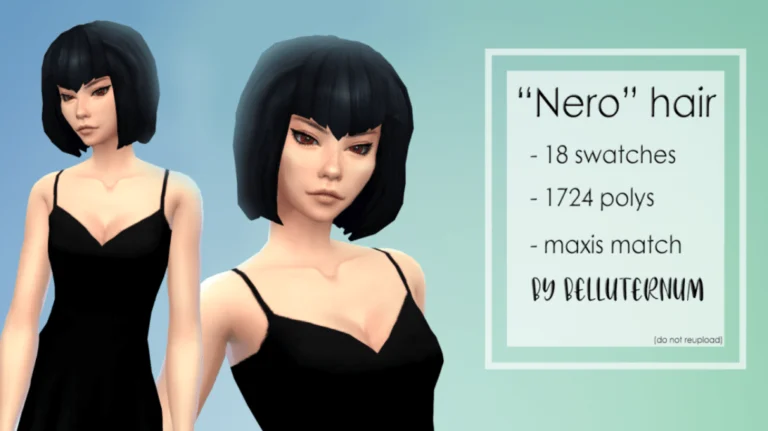 Nero Hair by Belluternum
