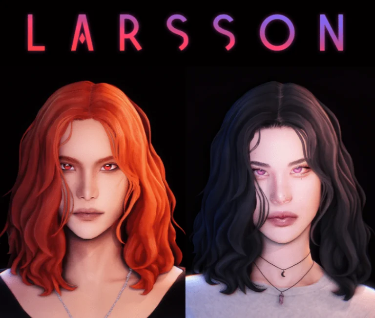 Middle Parted Medium Length Wavy Hairstyle [MM]