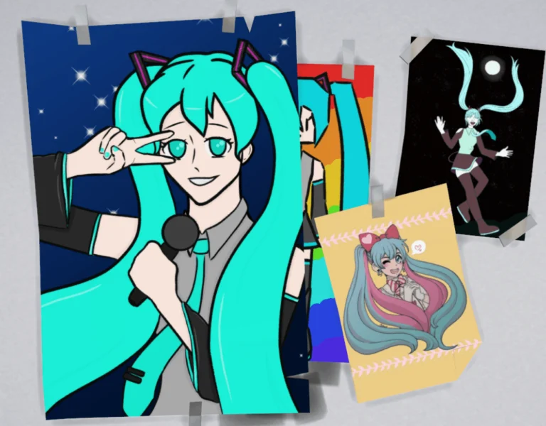 Miku Poster Set – Sims 4 Item Recolour