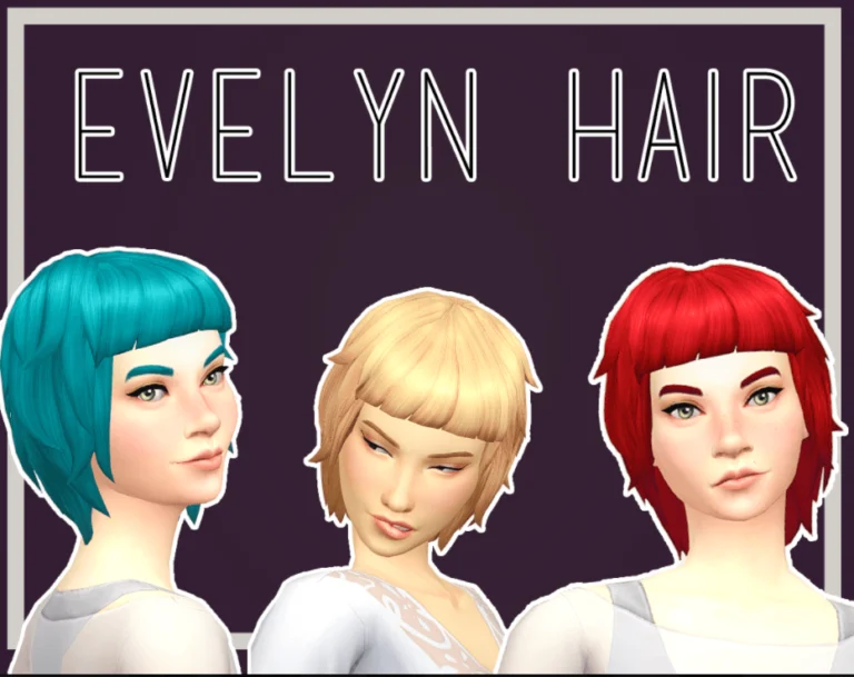 Evelyn Hair- by Teanmoon