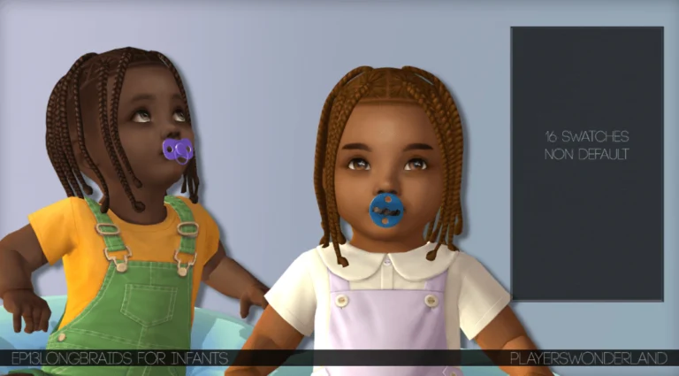 Long Braids Infants Conversion