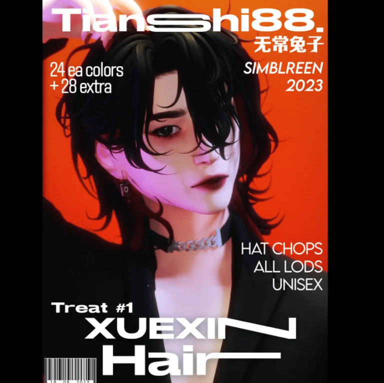 Messy Wolf Cut Hairstyle for Male and Female [MM]
