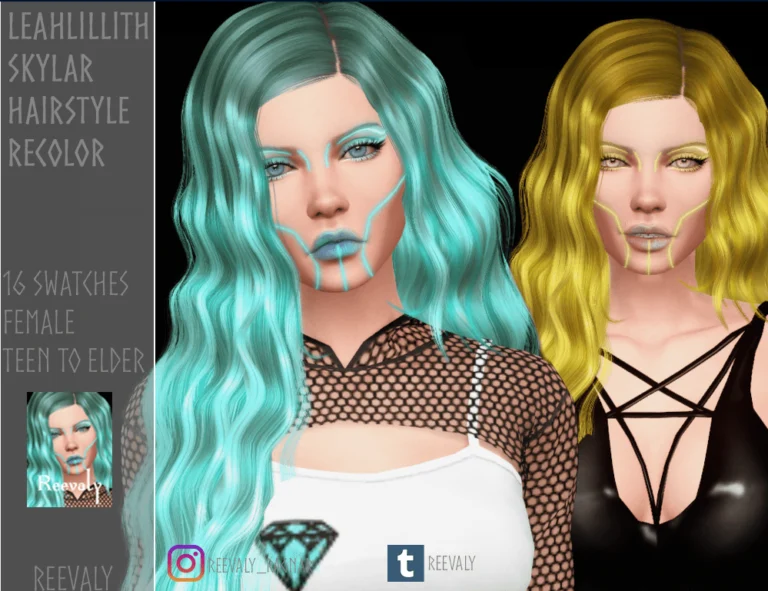 LEAHLILLITH SKYLAR HAIRSTYLE RECOLOR