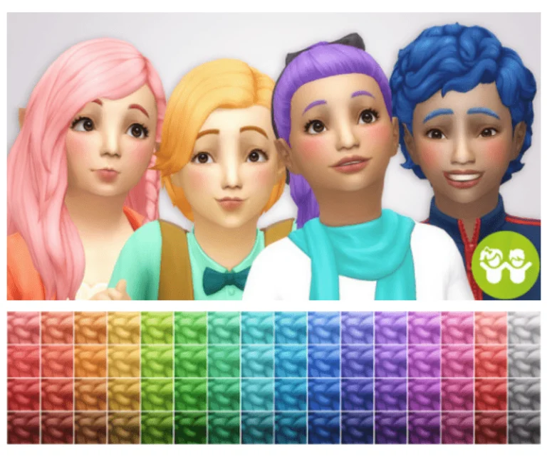 Kids Room Stuff Hair Recolors by Sorbets Remix