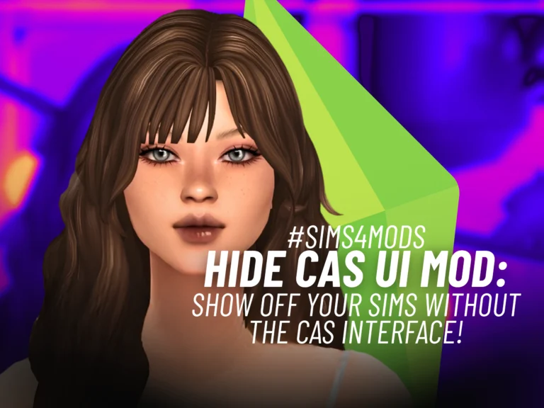 Hide CAS UI Mod: Powerful Mini Mod for Cleaner Sims 4 CAS Screenshots 5 Hide CAS UI Mod