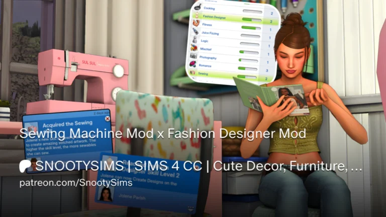 Sewing Machine Mod x Fashion Designer Mod