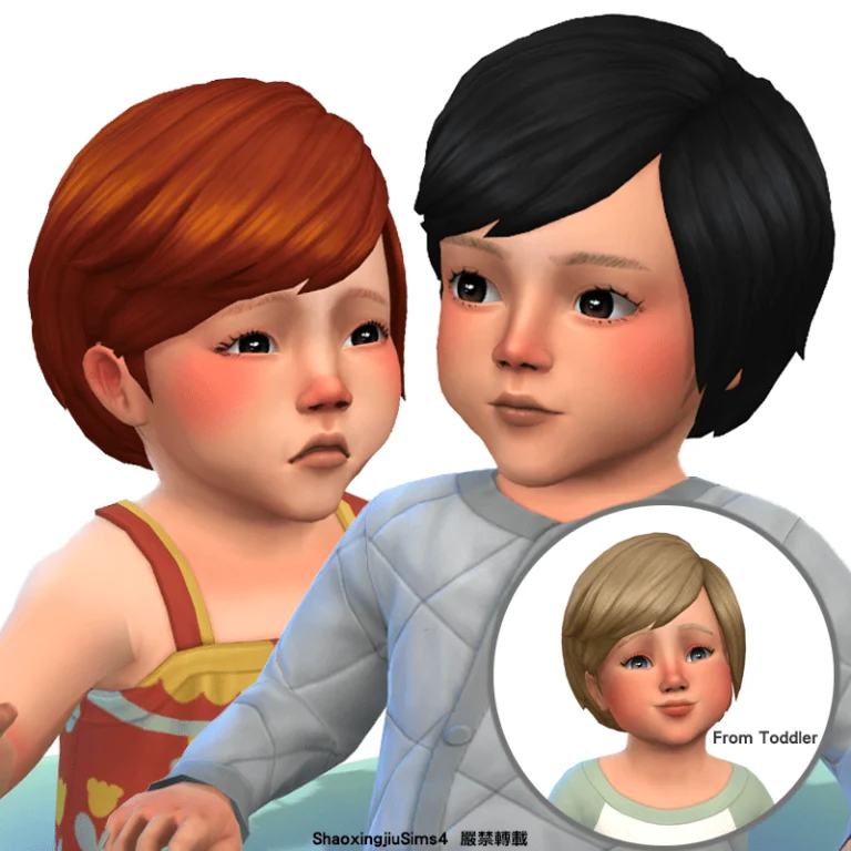 Infant Mid Swept Hair