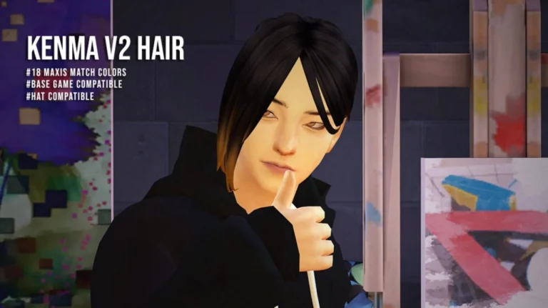 Kenma Kozume v2 hair (solid & ombre)