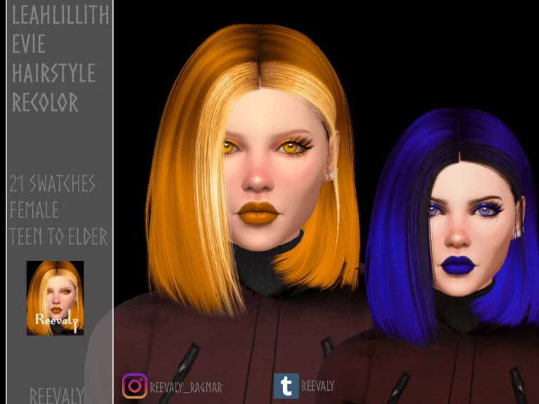 LEAHLILLITH EVIE HAIRSTYLE RECOLOR