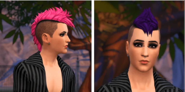 Masculine Frame Island Living Mohawk Recolors