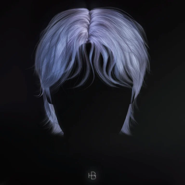 Messy Perm Hairstyle for Male [Alpha]