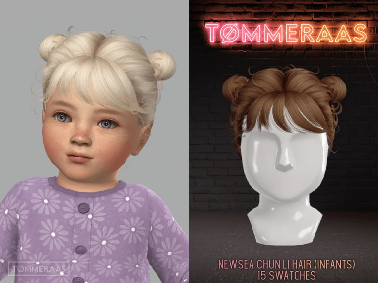 Chun Li Hair Infant Mesh Edit by TØMMERAAS